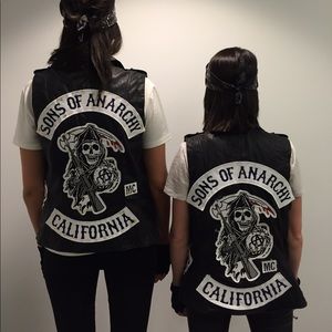 Sons of Anarchy Biker Vest Halloween Costume (Homemade)